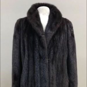 Mahogany Dark Mink Coat
